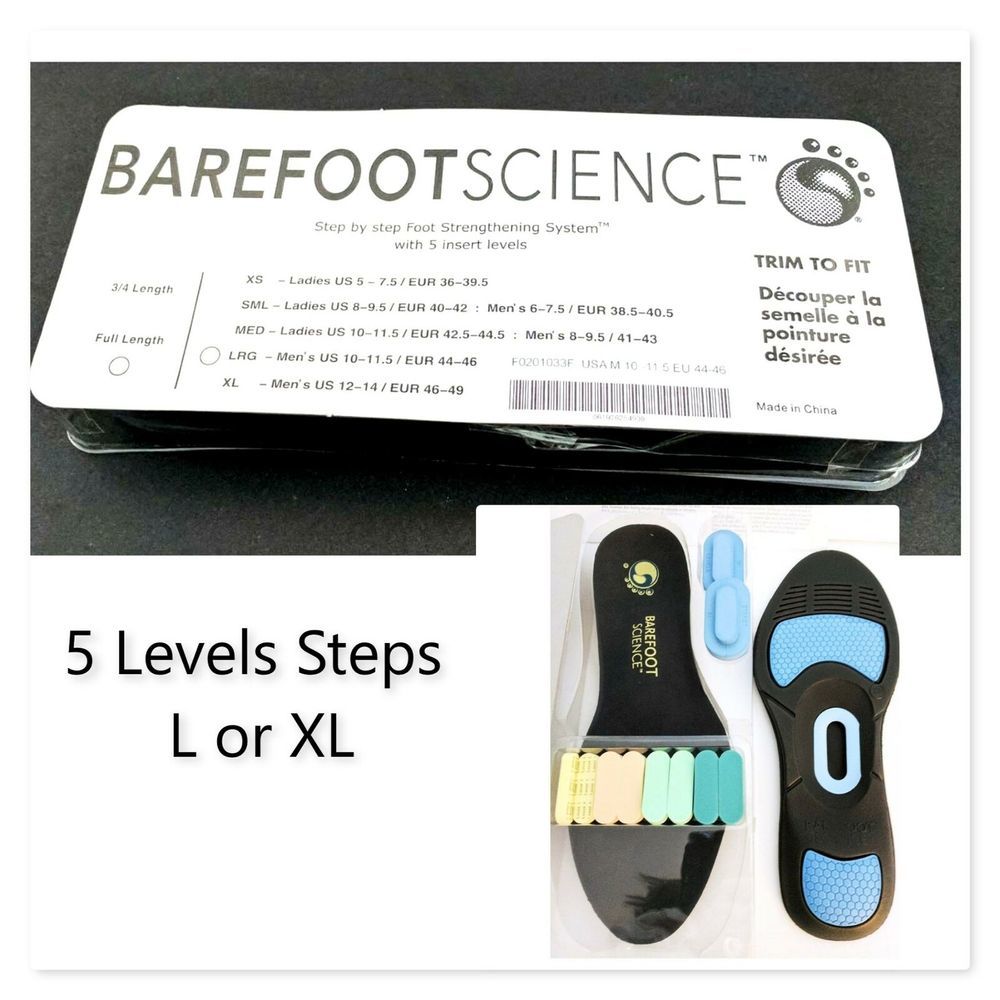 Barefoot Science 5 Step Insole Arch Support Mens ❤️